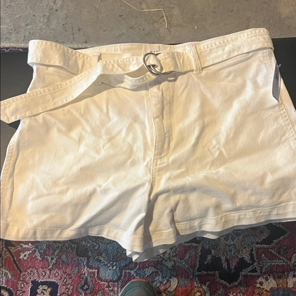 GAP White Denim Shorts
